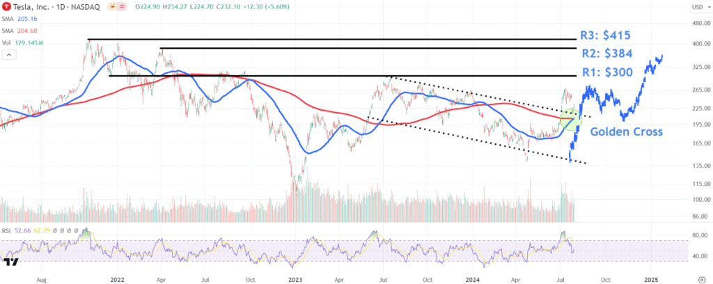 Watch These Tesla Price Levels as EV Maker’s Stock Continues Rollercoaster Ride