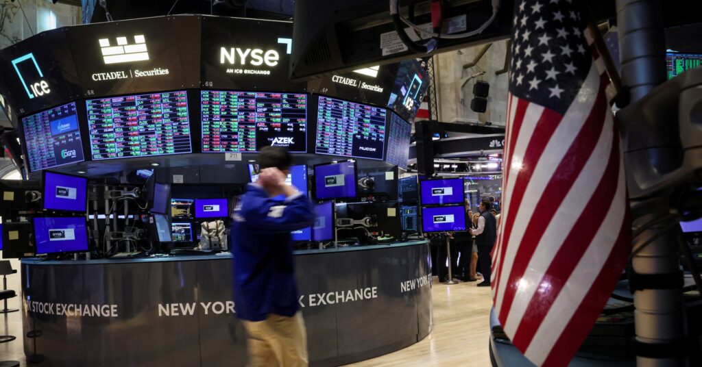 Stocks drop, Nasdaq confirms correction as recession fears mount