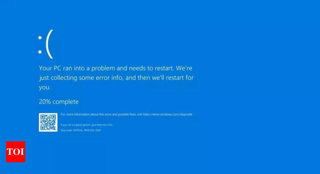 Microsoft Outage: Microsoft Windows reports major service outage globally: Users share this ‘error message’ screenshot |