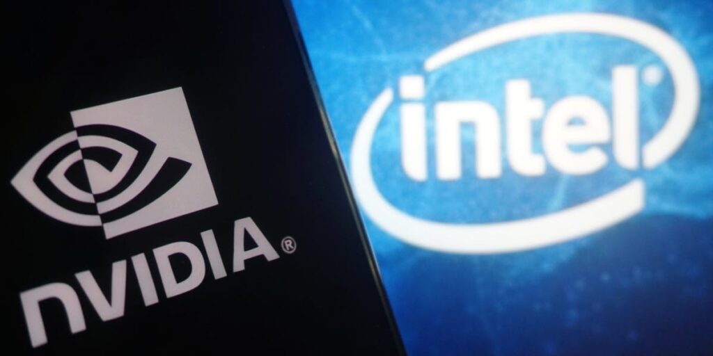 Intel Stock Price Jumps 6% As Nvidia, Broadcom Test Tech for AI-Chip Making